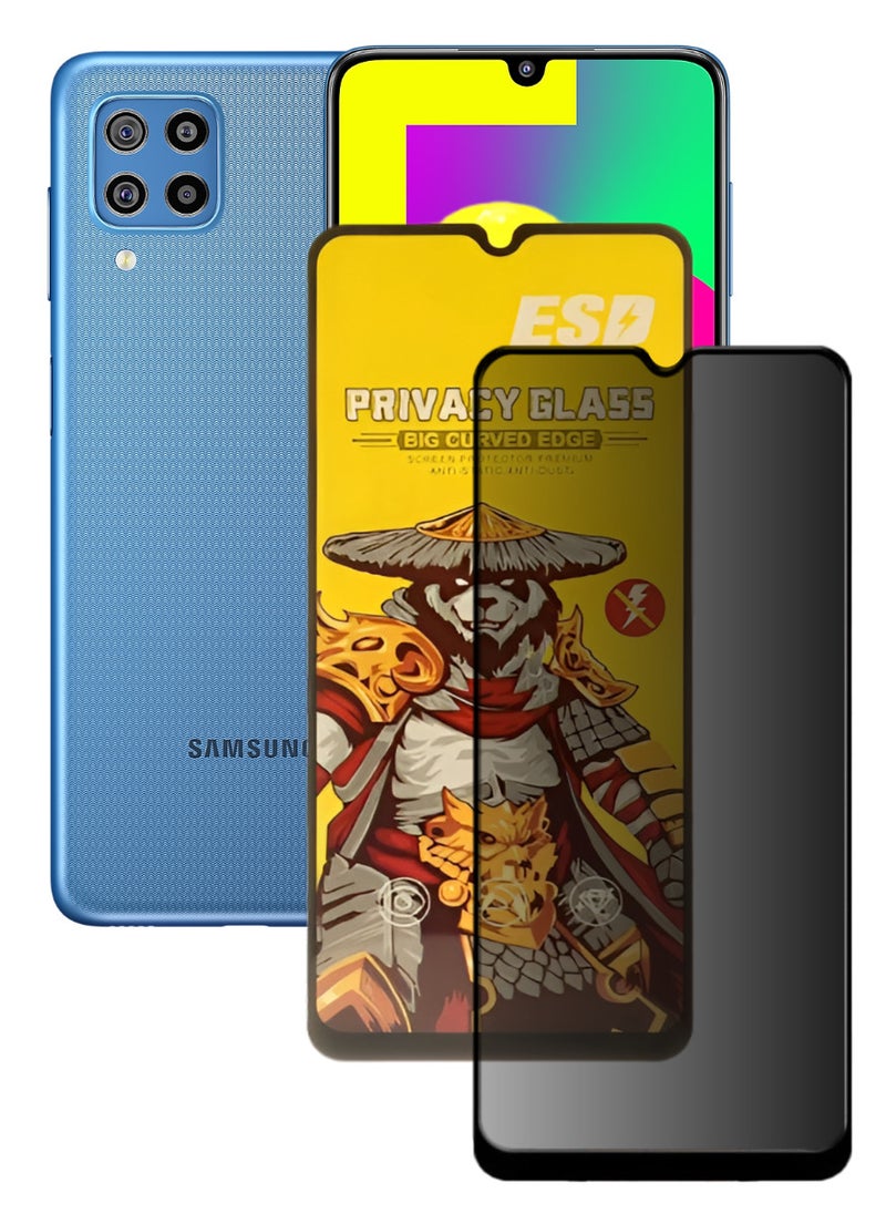 ESD Tempered Dustproof Privacy Glass Screen Protector Compatible For Samsung Galaxy F22 - Image 1