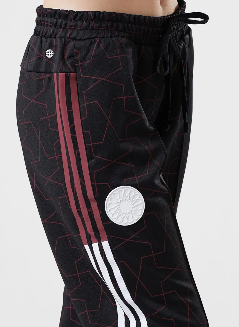 adidas بنطال رياضي بشعار الماركة