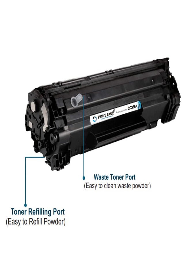 Print Page 88A Easy Refill Toner Cartridge + 1 Bottle 80gm Toner Powder Compatible for LJ Printer P1007, P1106, P1108, P1008, M1213nf MFP, M1136 MFP, M126nw MFP, M1218nfs, M128fw - Image 5