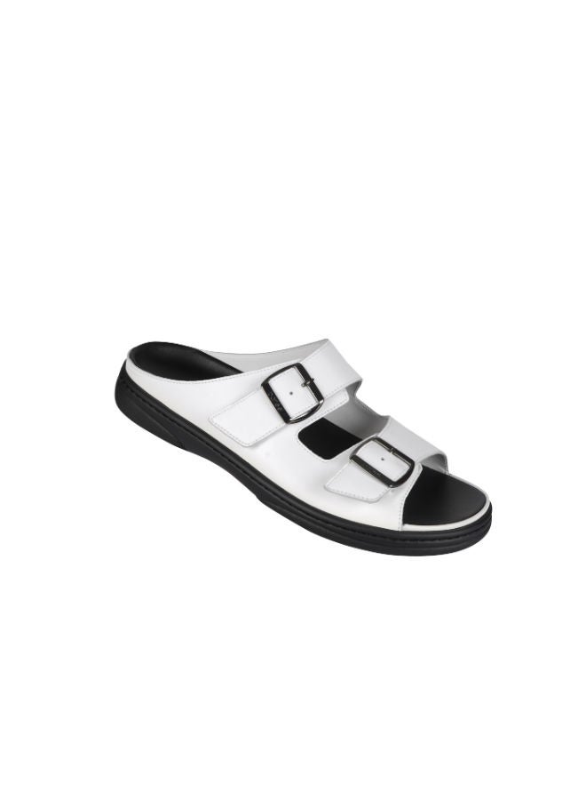 barjeel uno Barjeel Uno Mens Arabic Sandals 23810 White  - Image 1