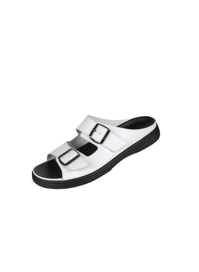 barjeel uno Barjeel Uno Mens Arabic Sandals 23810 White  - Image 3