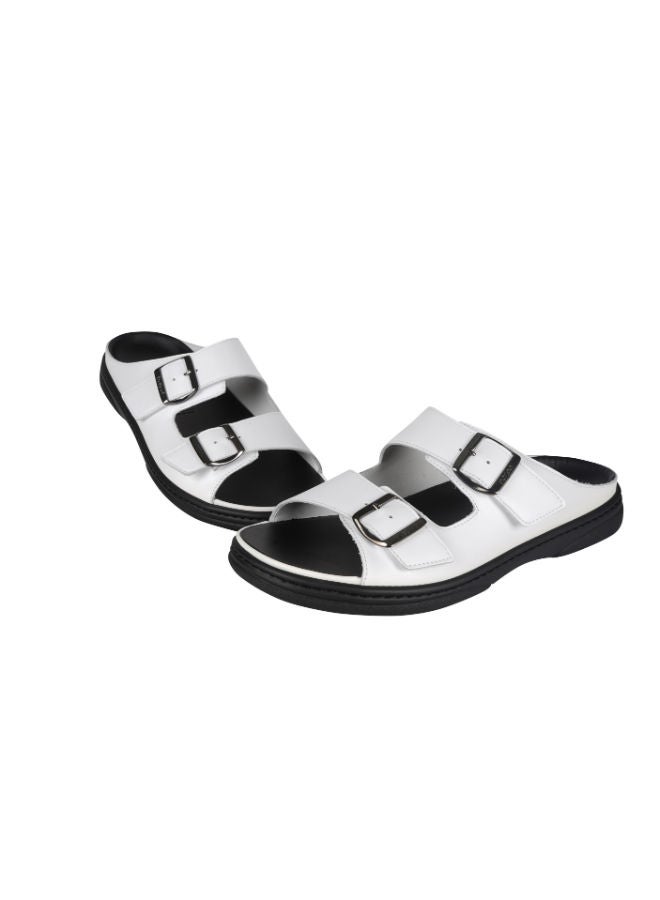 barjeel uno Barjeel Uno Mens Arabic Sandals 23810 White  - Image 2