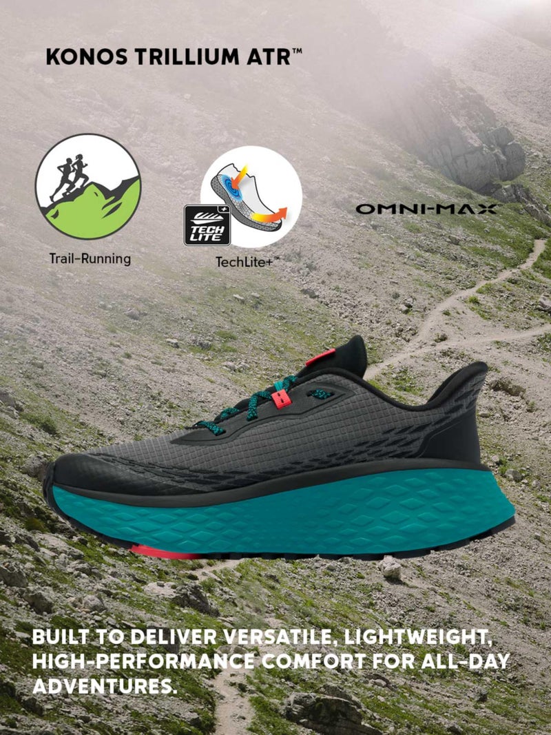 Columbia Women Omni-Max Konos Trillium ATR Trail Running Shoes, Grey, UK-5 | High Cushioning - Image 3
