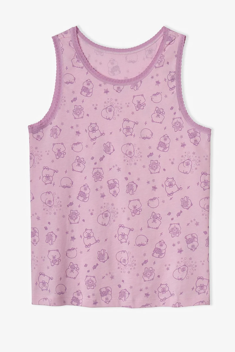 Penti PENTI Girls' Cute Party Cotton Tank Top