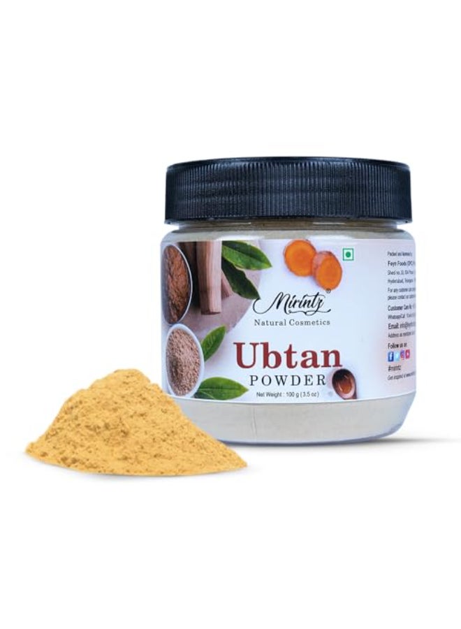 Mirintz 100 Natural Ubtan Powder 100 gms Pure Ubtan Powder for Women Men Ubtan Face Pack for Skincare body Scrubs for Women Herbal Tan Remover DIY Tan Removal Mix Detan Face Mask - Image 1