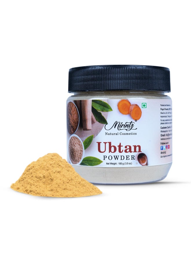 Mirintz 100 Natural Ubtan Powder 100 gms Pure Ubtan Powder for Women Men Ubtan Face Pack for Skincare body Scrubs for Women Herbal Tan Remover DIY Tan Removal Mix Detan Face Mask - Image 2
