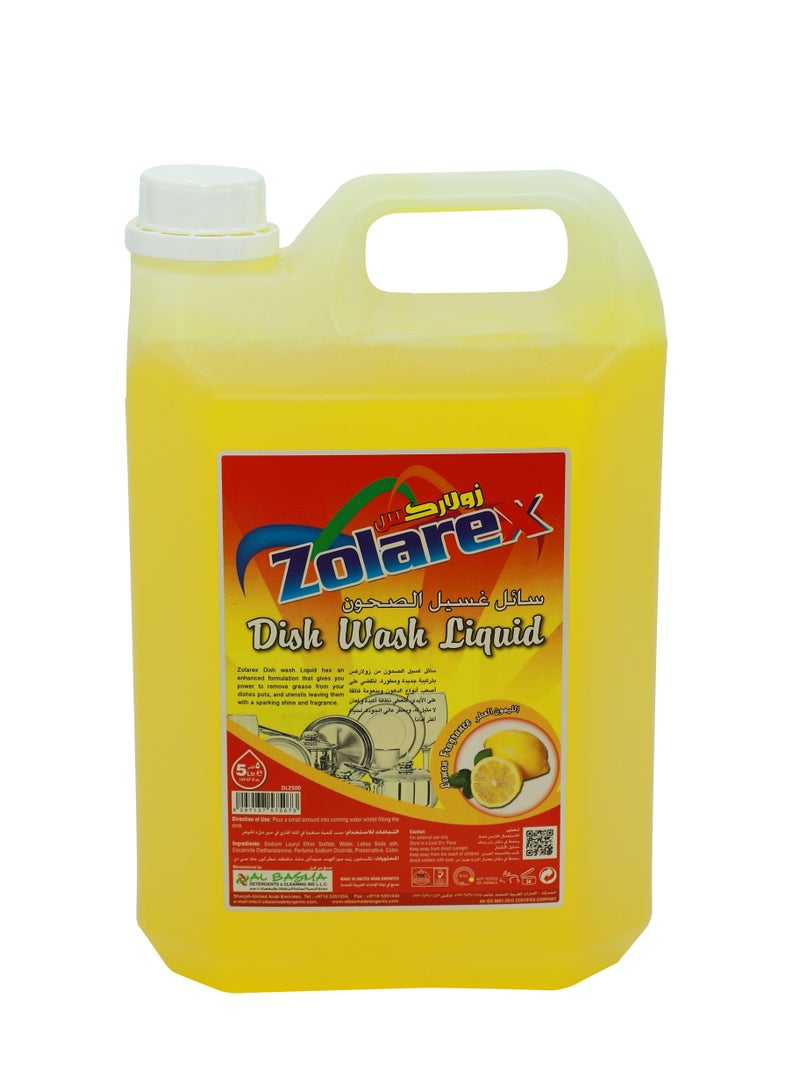 زولاركس زولاريكس سائل غسل الصحون بالليمون ٥ لتر