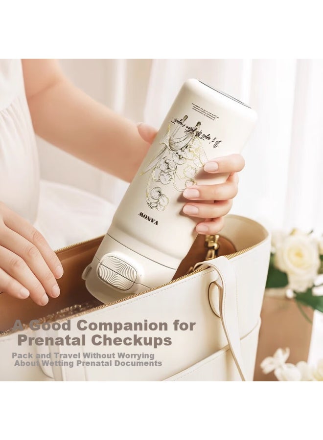 Vanow Maternity Straw Insulated Bottle Large Capacity Ceramic Liner Postpartum Adult Water Cup - Image 2