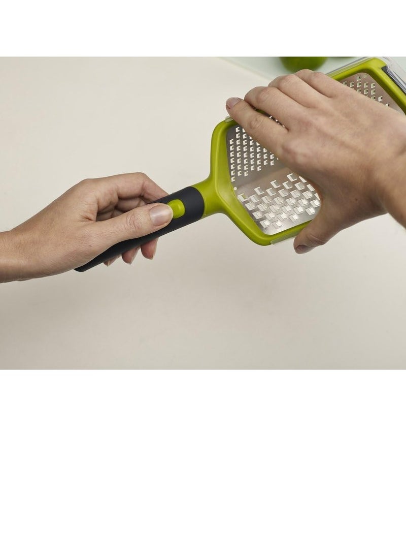 Joseph Joseph Joseph Twist Grater With Adjustable Handle, Extra Course And Fine, Green 1 EA 20017  - Image 3