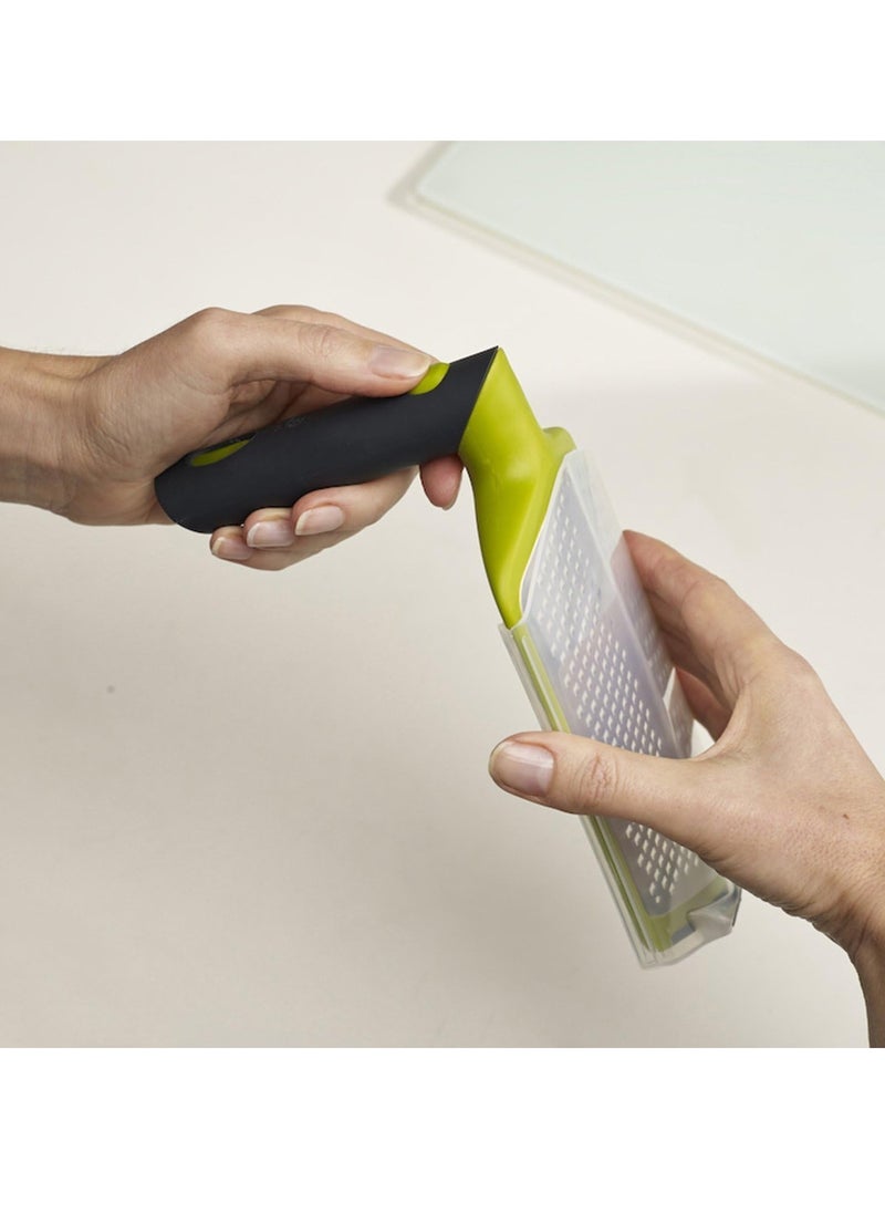 Joseph Twist Grater With Adjustable Handle, Extra Course And Fine, Green 1 EA 20017