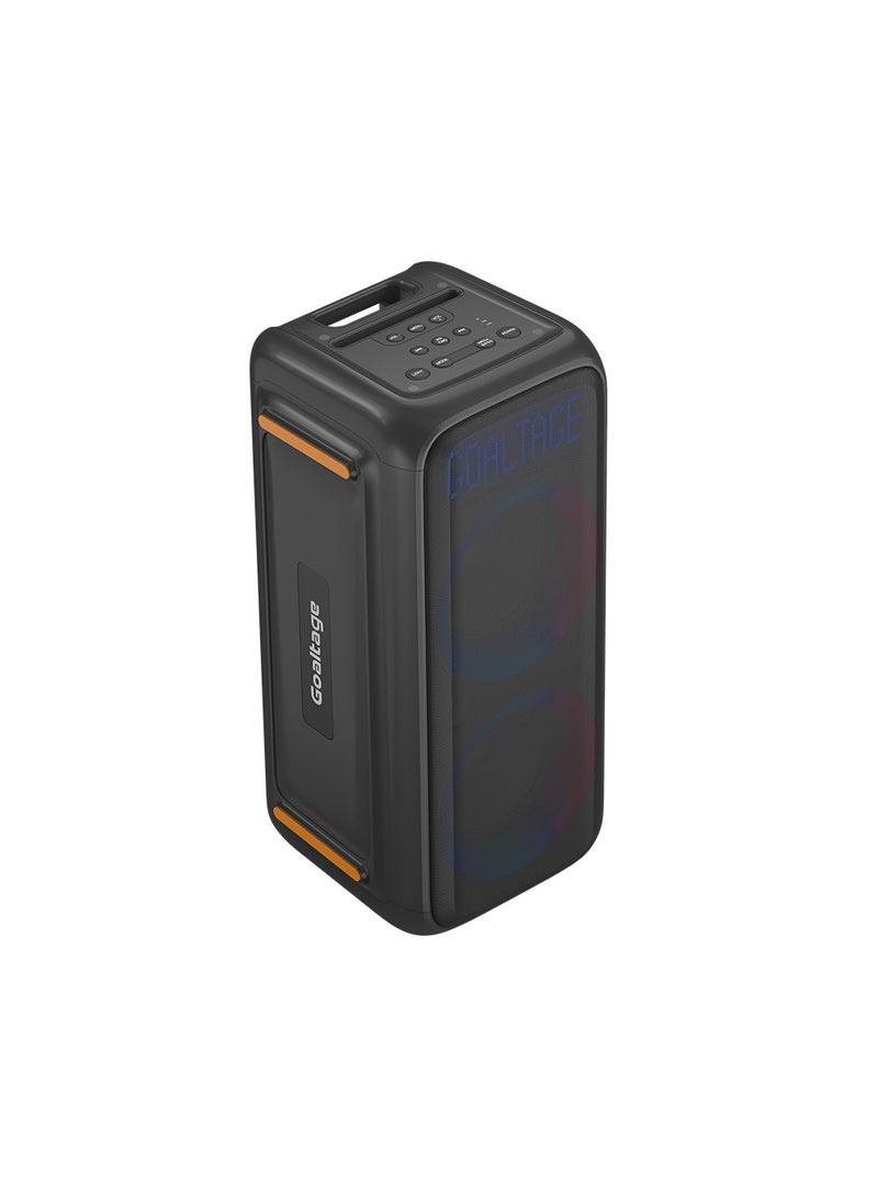 Goaltage PartyPulse Party Speaker including Remote Control and Wireless Microphone with High-Power Wireless Bluetooth Connection - Image 3