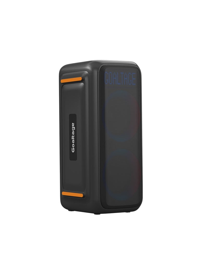 Goaltage PartyPulse Party Speaker including Remote Control and Wireless Microphone with High-Power Wireless Bluetooth Connection - Image 2