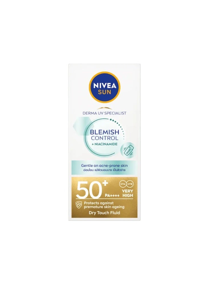 Nivea Sun Face Derma Blemish Control SPF 50+ 40ml - Image 1