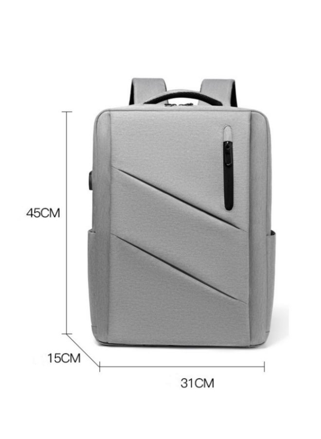WAOKN - Men's 17 Inch Large Capacity Backpack, Boy's Gaming Laptop Bag, Multifunctional Business Travel Backpack Back Bag Office Bag Briefcase School Bag - Image 1