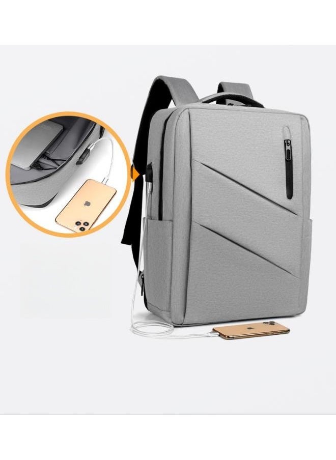 WAOKN - Men's 17 Inch Large Capacity Backpack, Boy's Gaming Laptop Bag, Multifunctional Business Travel Backpack Back Bag Office Bag Briefcase School Bag - Image 1