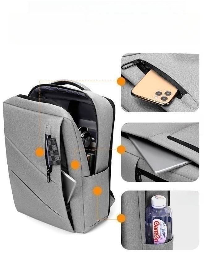 WAOKN - Men's 17 Inch Large Capacity Backpack, Boy's Gaming Laptop Bag, Multifunctional Business Travel Backpack Back Bag Office Bag Briefcase School Bag - Image 1