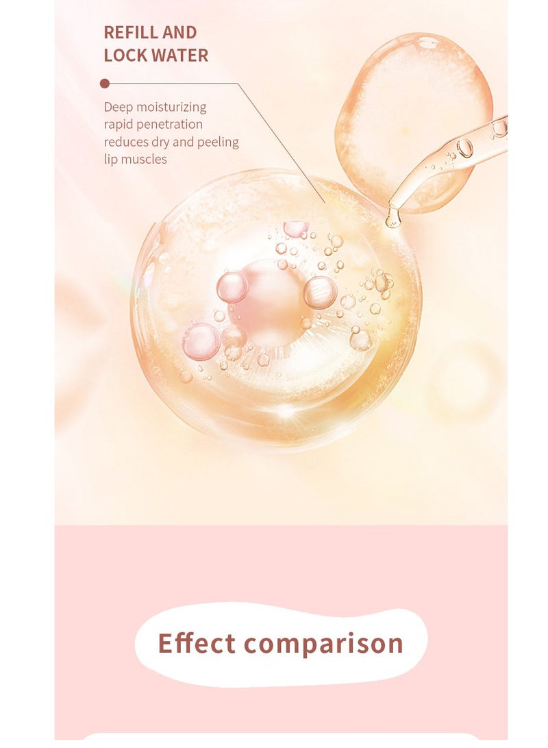 OCHEAL OCHEAL Honey Moisturizing Lip Balm Shea Butter Color Moisturizing Primer for Lips Honey Lightens Lip Lines  - Image 2