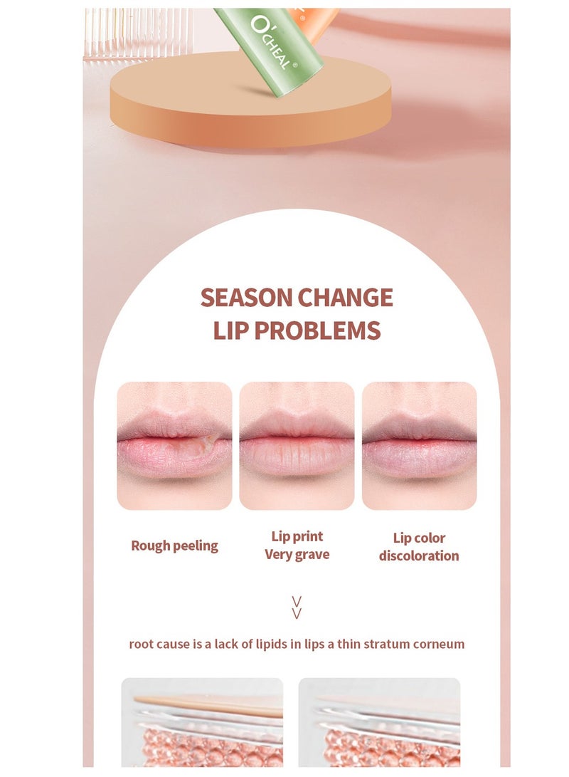 OCHEAL OCHEAL Honey Moisturizing Lip Balm Shea Butter Color Moisturizing Primer for Lips Honey Lightens Lip Lines  - Image 5