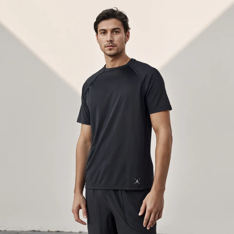ADOT by Splash Regular Fit Raglan Sleeves Seamless T-shirt