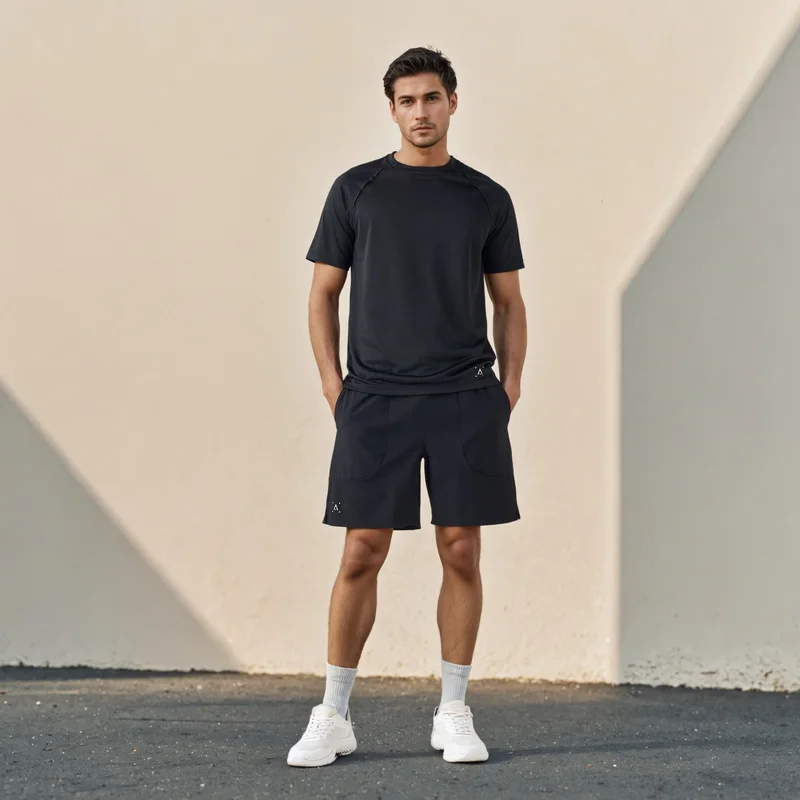 ADOT by Splash Regular Fit Raglan Sleeves Seamless T-shirt