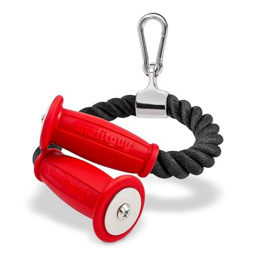 THEFITGUY Ergonomic Tricep Rope | 30” Non-Slip Cable Attachment | Wrist Pressure Relief | Grip Strength & Forearm Activation | Home & Commercial Gym Accessory | for Cable Machine & Smart Gym - Image 1