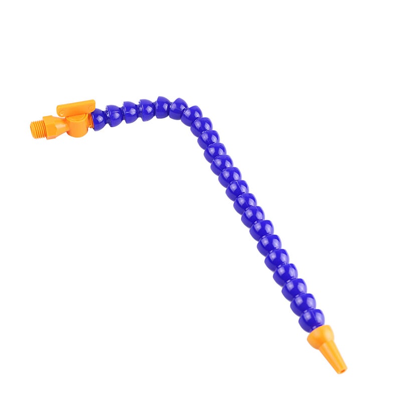 Generic TOPPROS Pack of 6 Round Plastic Flexible Water Oil Coolant Pipe Hose 1/4PT Adjustable with Switch，for Lathe, Milling,Water Cooling System  - Image 2