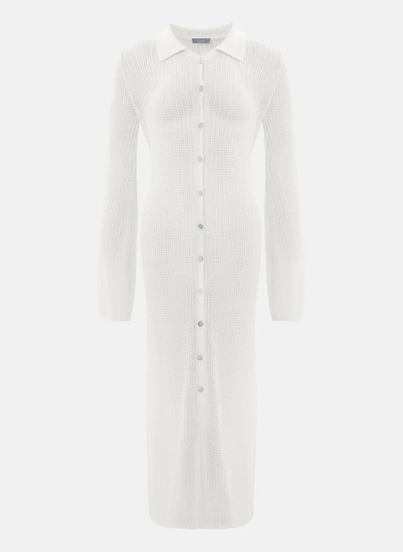 Lichi Fine mesh maxi beach dress