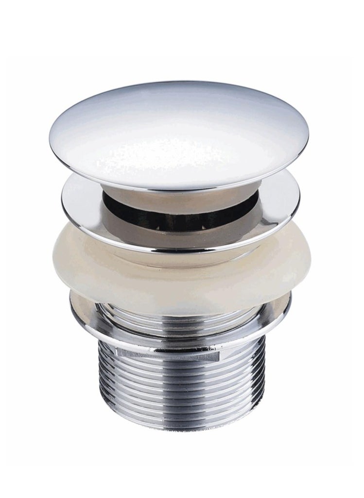 VERDE Brass Chrome Basin Click waste WITH HOLE 1 1/4 