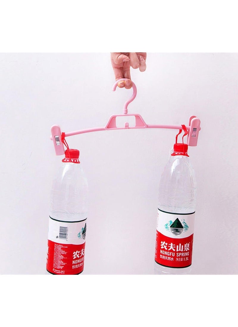 5pcs Hanger with adjustable clips trouser rack indoor and outdoor plastic adjustable hanger, multifunctional clip rack, stackable trouser rack ( Pink ) - pzsku/Z7BA7A0A7C1079BC90480Z/45/_/1729498225/8b277f09-b9f9-46dd-98b7-1a9a74275d6a