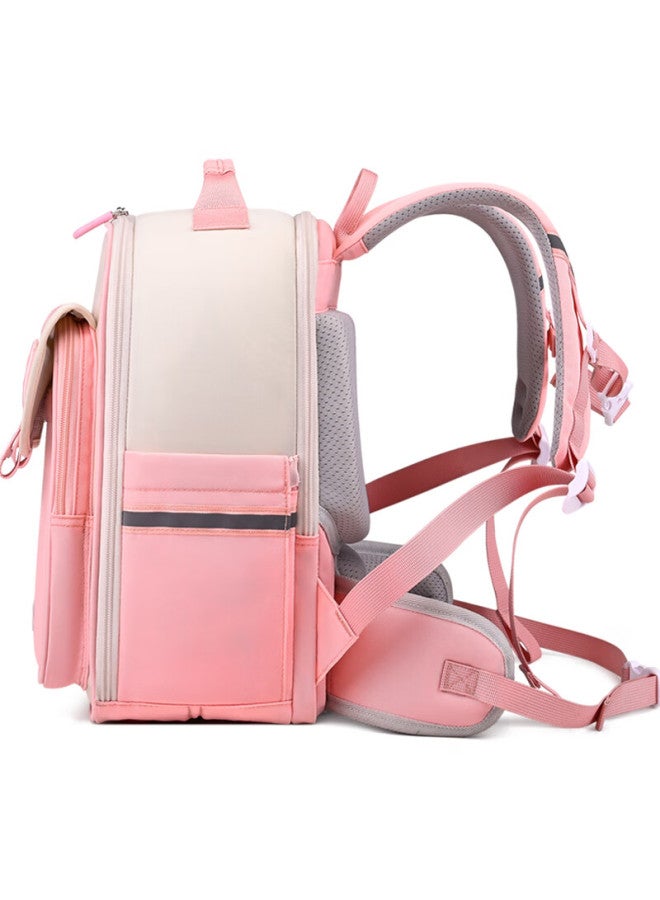Edison New Year Gift Edison Elementary School Student Backpack First Grade Spine Protection Reduce Burden Reflective Anti-fall Backpack 2520-2 - Image 4