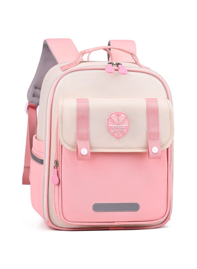Edison New Year Gift Edison Elementary School Student Backpack First Grade Spine Protection Reduce Burden Reflective Anti-fall Backpack 2520-2 - Image 3