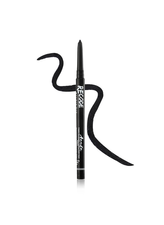 Recode Black Eyeliner Acute Matte Kajal Pencil 0.35gm  - Image 1