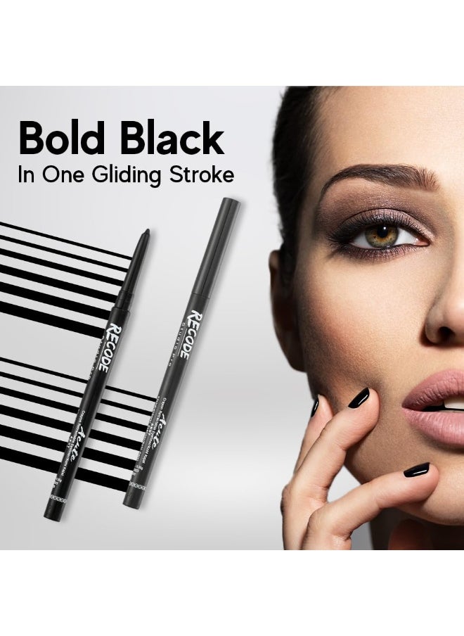 Recode Black Eyeliner Acute Matte Kajal Pencil 0.35gm  - Image 2