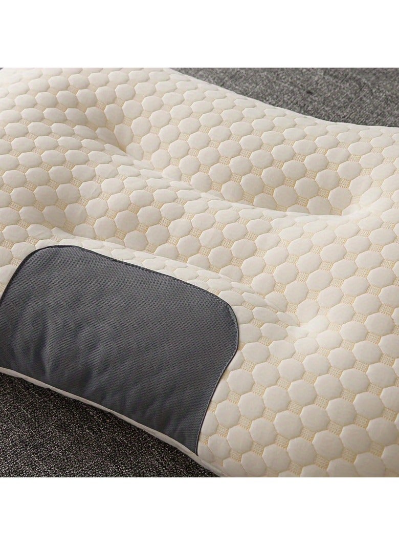 AROAQ Ergonomic Orthopaedic Neck Support Pillow for Side and Back Sleepers - Soft, Durable, Machine Washable  - Image 2