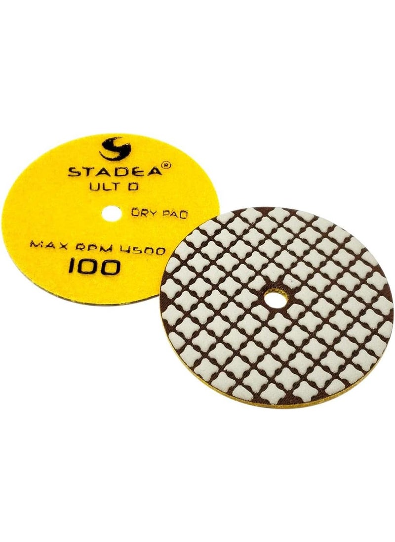 STADEA stone concrete diamond polishing pads  4 Inch Dry Discs Set For Marble Granite by STADEA  - Image 3