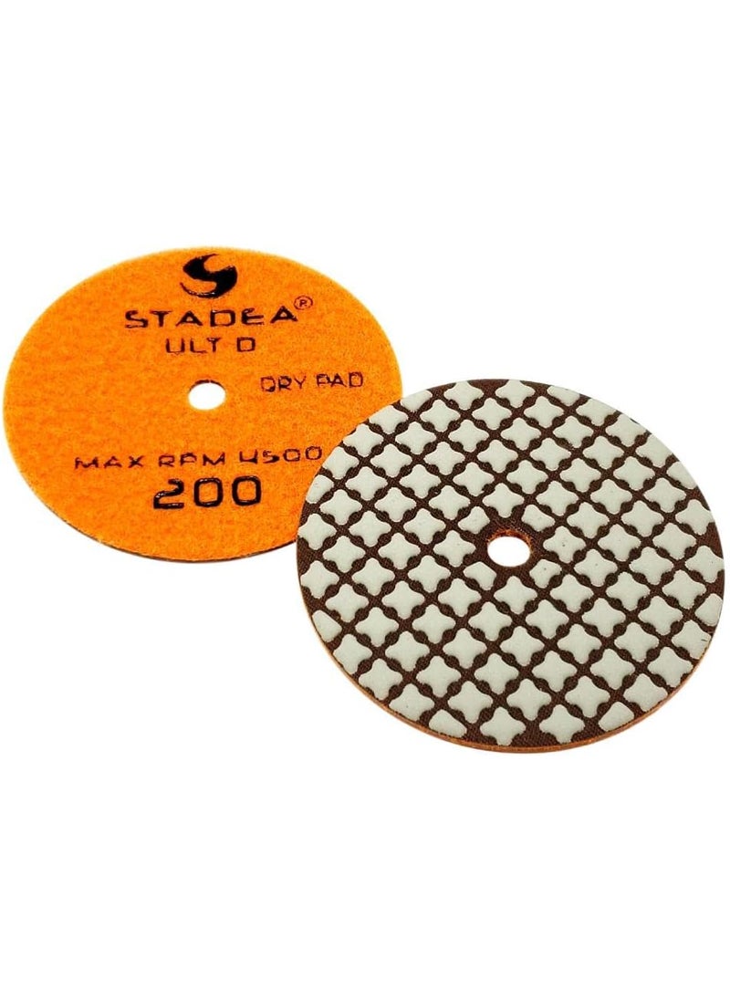 STADEA stone concrete diamond polishing pads  4 Inch Dry Discs Set For Marble Granite by STADEA  - Image 4