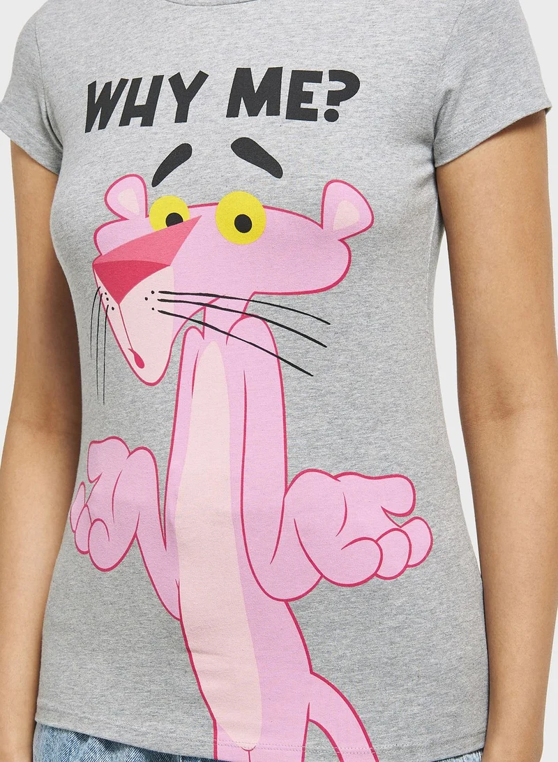 SP Characters Round Neck Printed T-Shirt