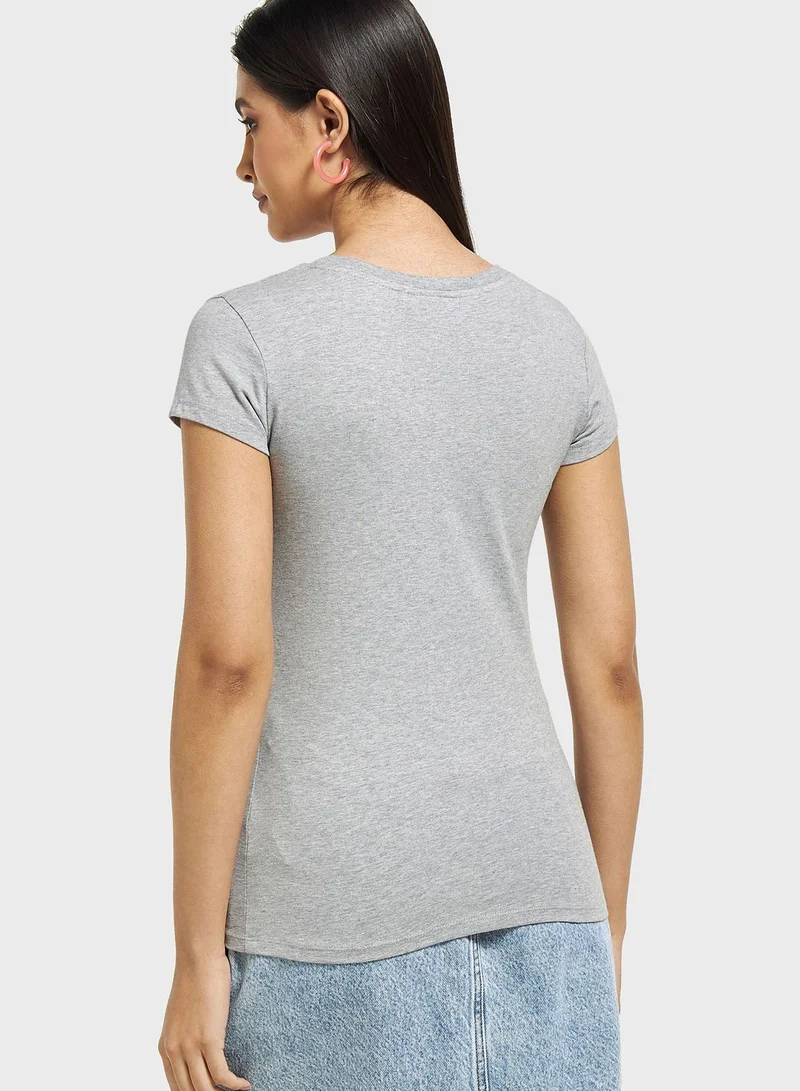 SP Characters Round Neck Printed T-Shirt