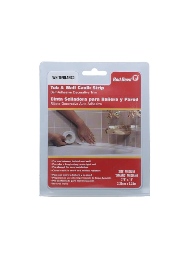 Caulk Strip White 7/8inch x 11ft