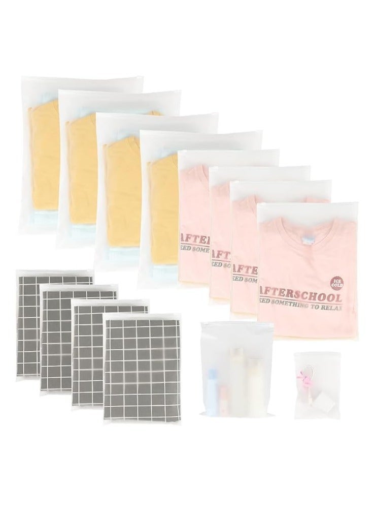 DUNISO Clothes Packaging Bags,25PCS Strong & Durable Resealable 3 Mil Thick Packaging Bags Clothing Thick Apparel Plastic Bag for Shipping Packing Business Travel - Image 2