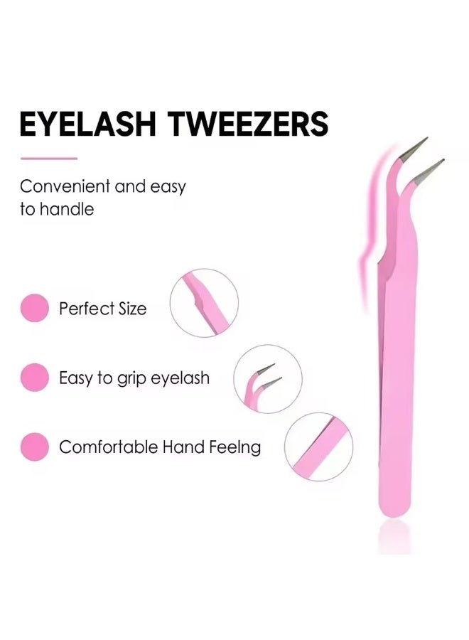 مجموعة وصلات رموش DIY منزلية: إطلالة صالونات التجميل في دقائق! لاصق رموش مقاوم للماء ورموش عنقودية فاخرة. - Image 5