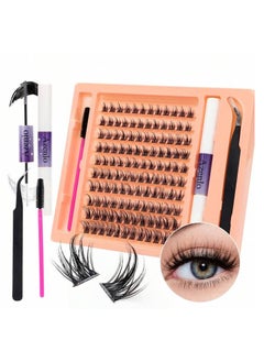 Generic 10 rows of long-lasting raised false eyelashes with mixed cat eye designs, soft and natural, no eye irritation,  - Image 1