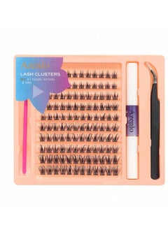 Generic 10 rows of long-lasting raised false eyelashes with mixed cat eye designs, soft and natural, no eye irritation,  - Image 3
