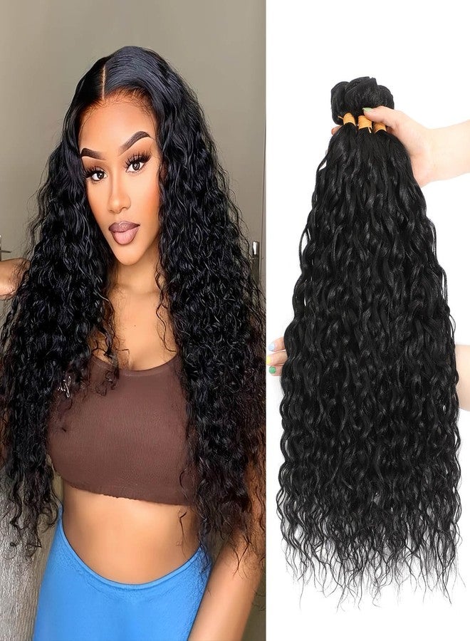 موريشي خصلات شعر موريتشي بأطوال 16 و18 و20 بوصة، مصنوعة من بروتين حريري نقي 100%، بتموجات مائية تشبه الشعر البشري، ناعمة الملمس وخفيفة الوزن وخالية من التشابك. - Image 1