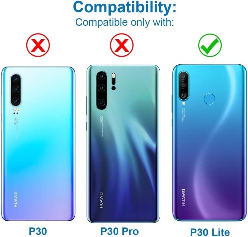 Mmobiel استبدال عدسة زجاج الكاميرا الخلفية MMOBIEL متوافق مع هواوي P30 لايت إصدار جديد 2020 يشمل لاصق مزدوج الجوانب، ملقط وقماش - Image 3
