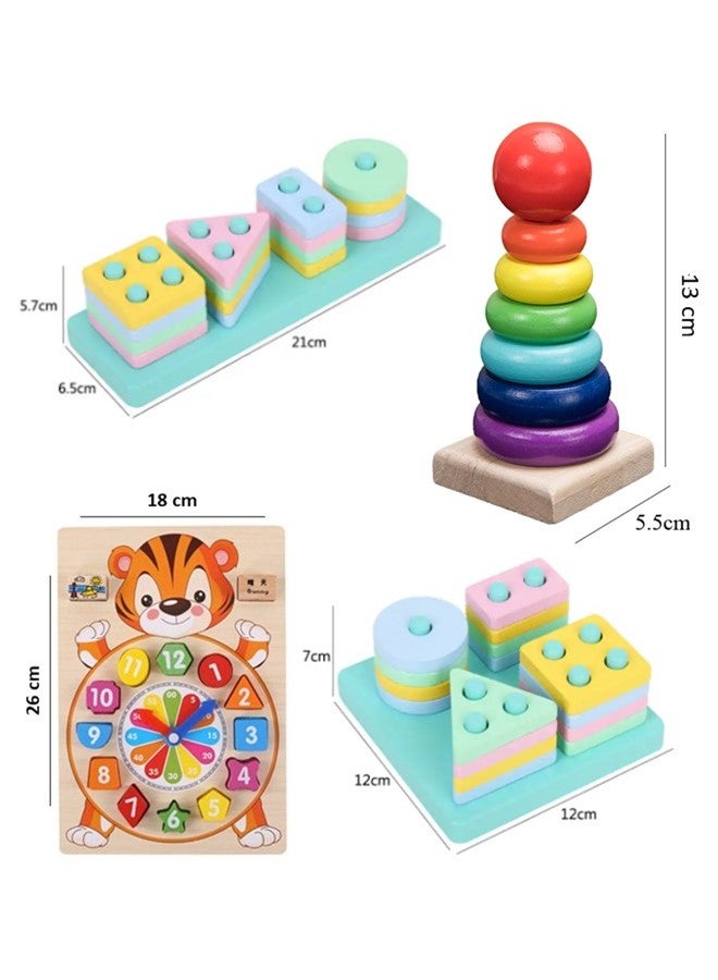 We Happy 57 قطعة لعبة تفاعلية للتفكير المنطقي أحجية خشبية مثيرة للأذهان لعبة دماغ تفاعلية للأولاد والبنات - Image 5