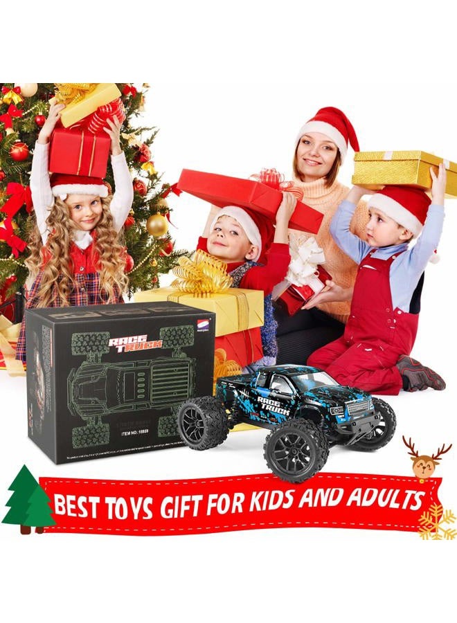 HAIBOXING RC Cars 1/18 Scale 4WD Off-Road Monster Trucks with 36+KM/H High Speed, 2.4 GHz Remote-Controlled Electric All Terrain Waterproof Vehicles with Rechargeable Battery for Kids and Adults RTR - Image 5