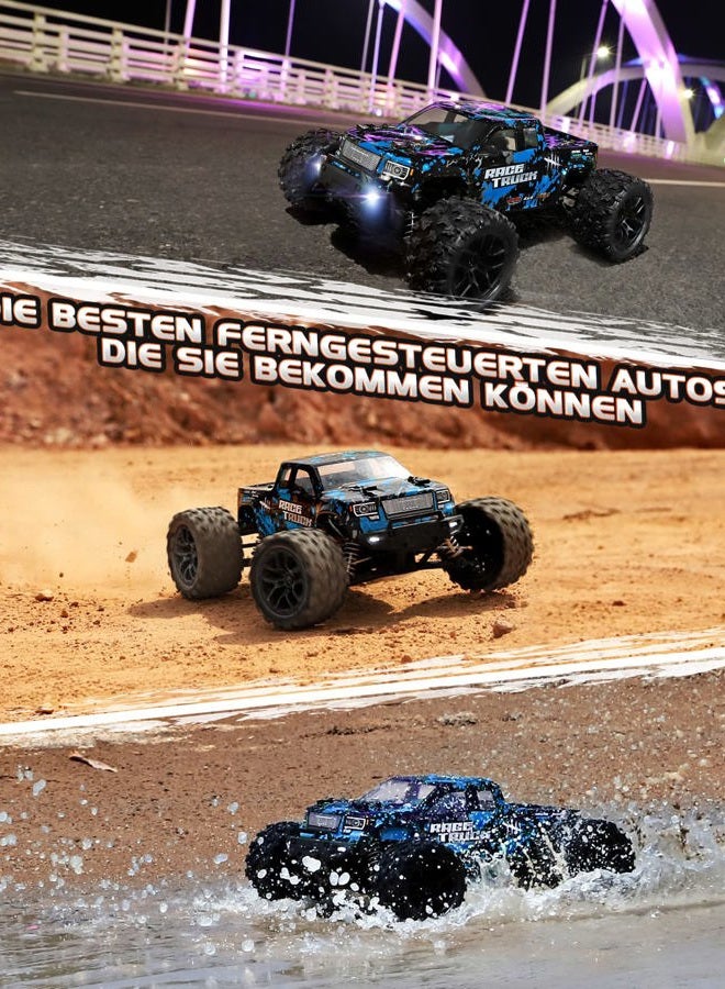 HAIBOXING RC Cars 1/18 Scale 4WD Off-Road Monster Trucks with 36+KM/H High Speed, 2.4 GHz Remote-Controlled Electric All Terrain Waterproof Vehicles with Rechargeable Battery for Kids and Adults RTR - Image 2
