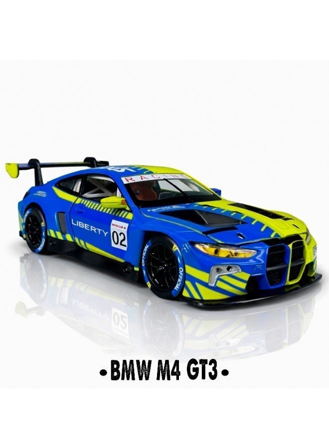 BMW M4 GT3 Diecast Model Car 1:24 Scale – Detailed Racing Car Collectible – Display Case Edition - Image 1