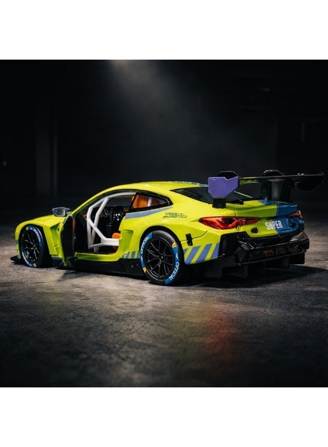 BMW M4 GT3 Diecast Model Car 1:24 Scale – Detailed Racing Car Collectible – Display Case Edition - Image 2